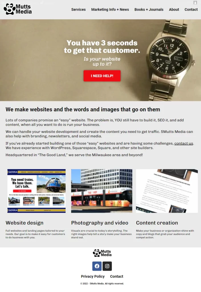 5mutts media website